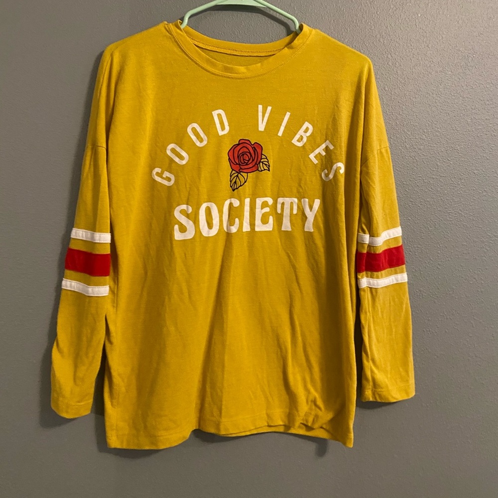 Mustard Yellow Long Sleeve Shirt